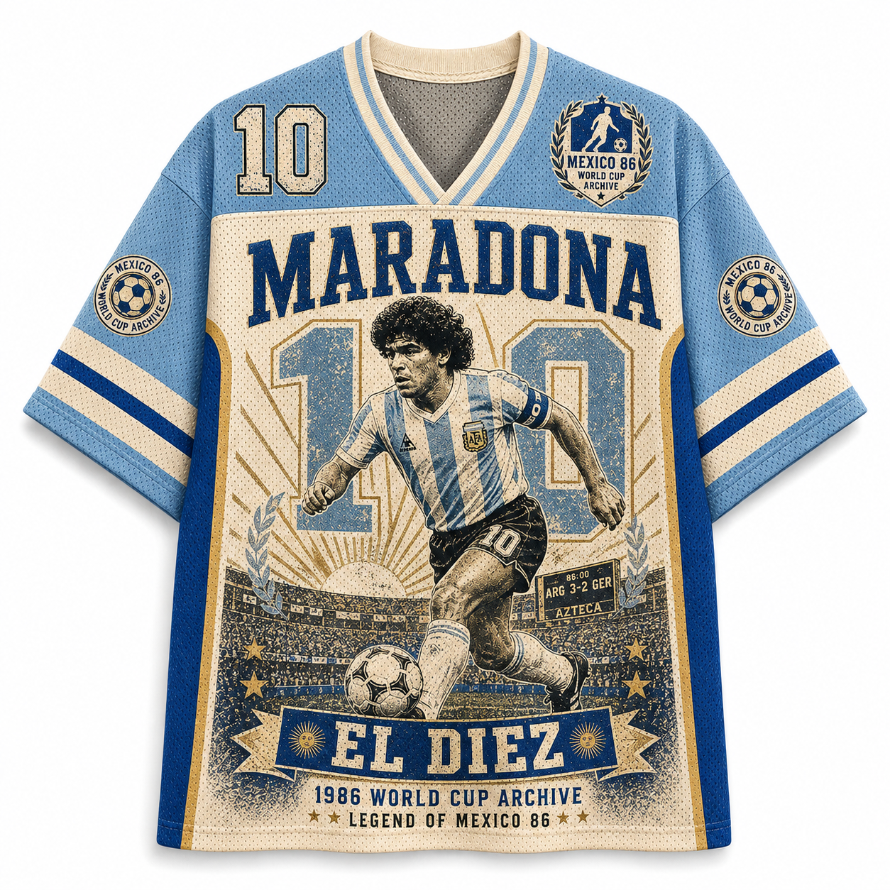 Diego Maradona 1986 World Cup Archive - Legend Of Mexico 86 Jersey Shirts