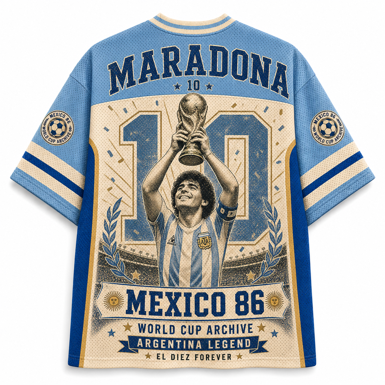 Diego Maradona 1986 World Cup Archive - Legend Of Mexico 86 Jersey Shirts