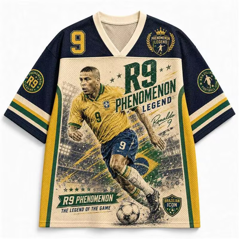 Ronaldo Nazário R9 Phenomenon Legend Jersey Shirts