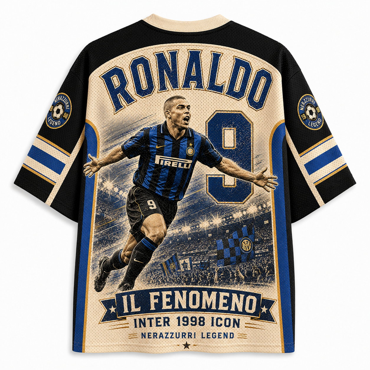 Ronaldo Nazário Inter Milan Legend 1998 Icon Jersey Shirts