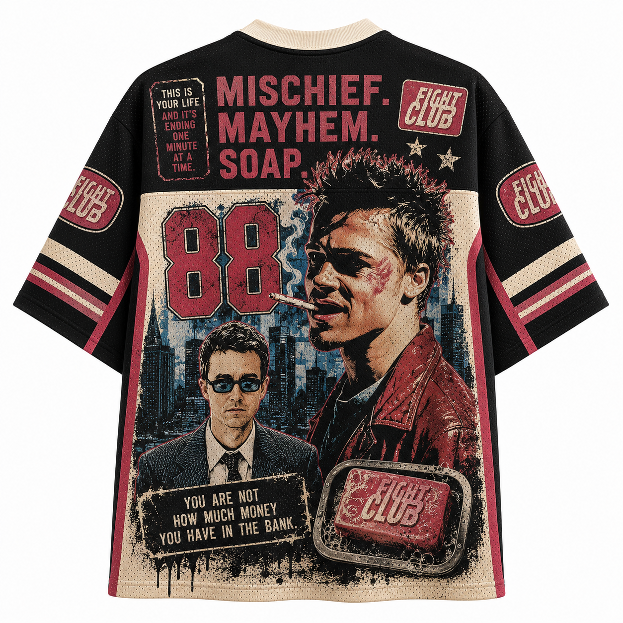 Fight Club (1999) Movie Jersey Shirts