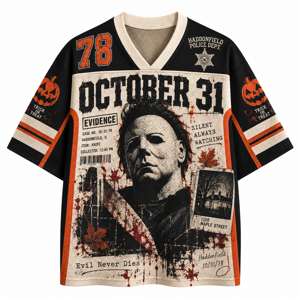 Halloween Movie Jersey Shirts