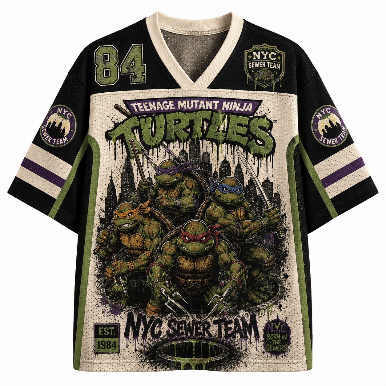Teenage Mutant Ninja Turtles Jersey T‑Shirt