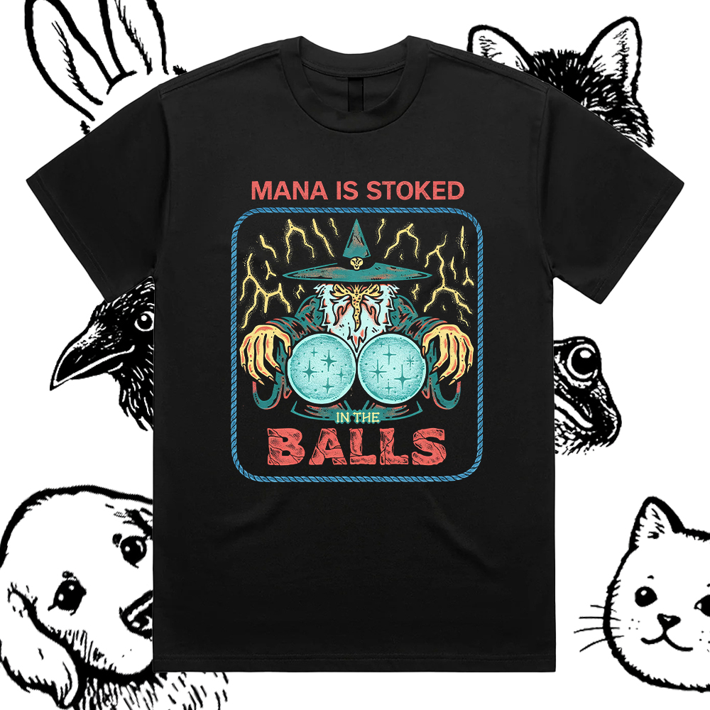 Mana Is Stoked In The Balls