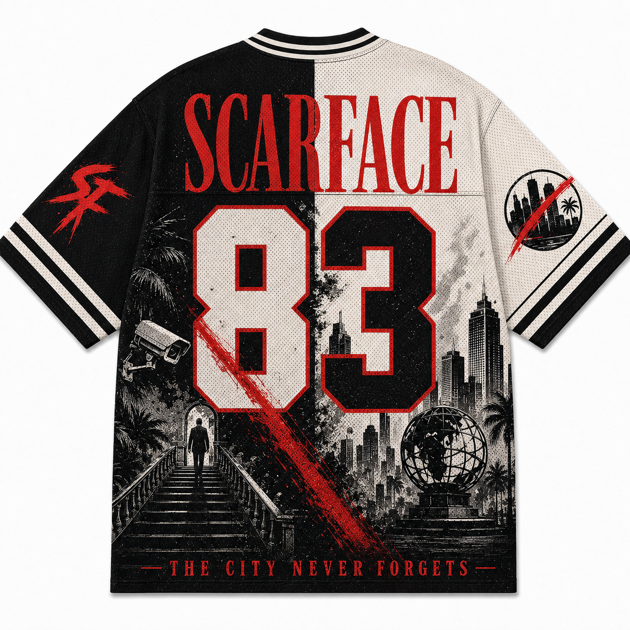 THE CITY NEVER FORGETS  Mesh Jersey