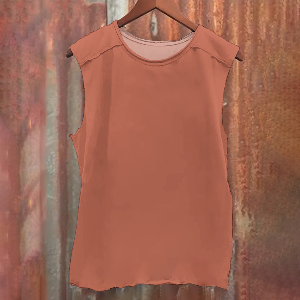 Unisex Casual Printed Tank Top