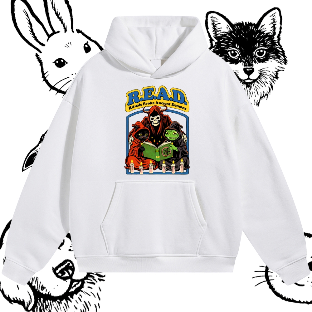 R.E.A.D. - Cotton Blend Classic Fit Unisex Hoodie