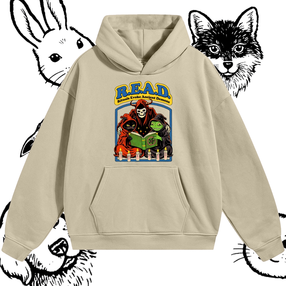 R.E.A.D. - Cotton Blend Classic Fit Unisex Hoodie