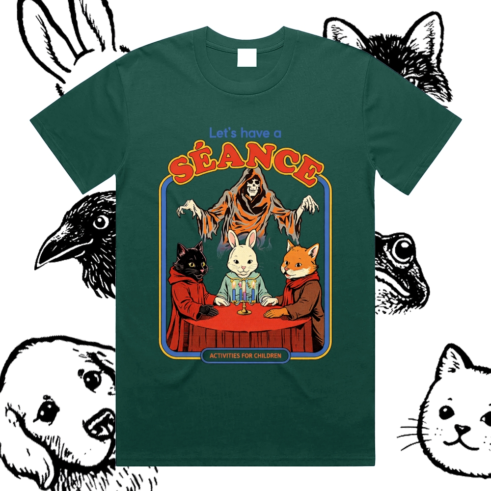 - Cotton Classic Fit Retro Dark Humor Graphic Tee 2601013115