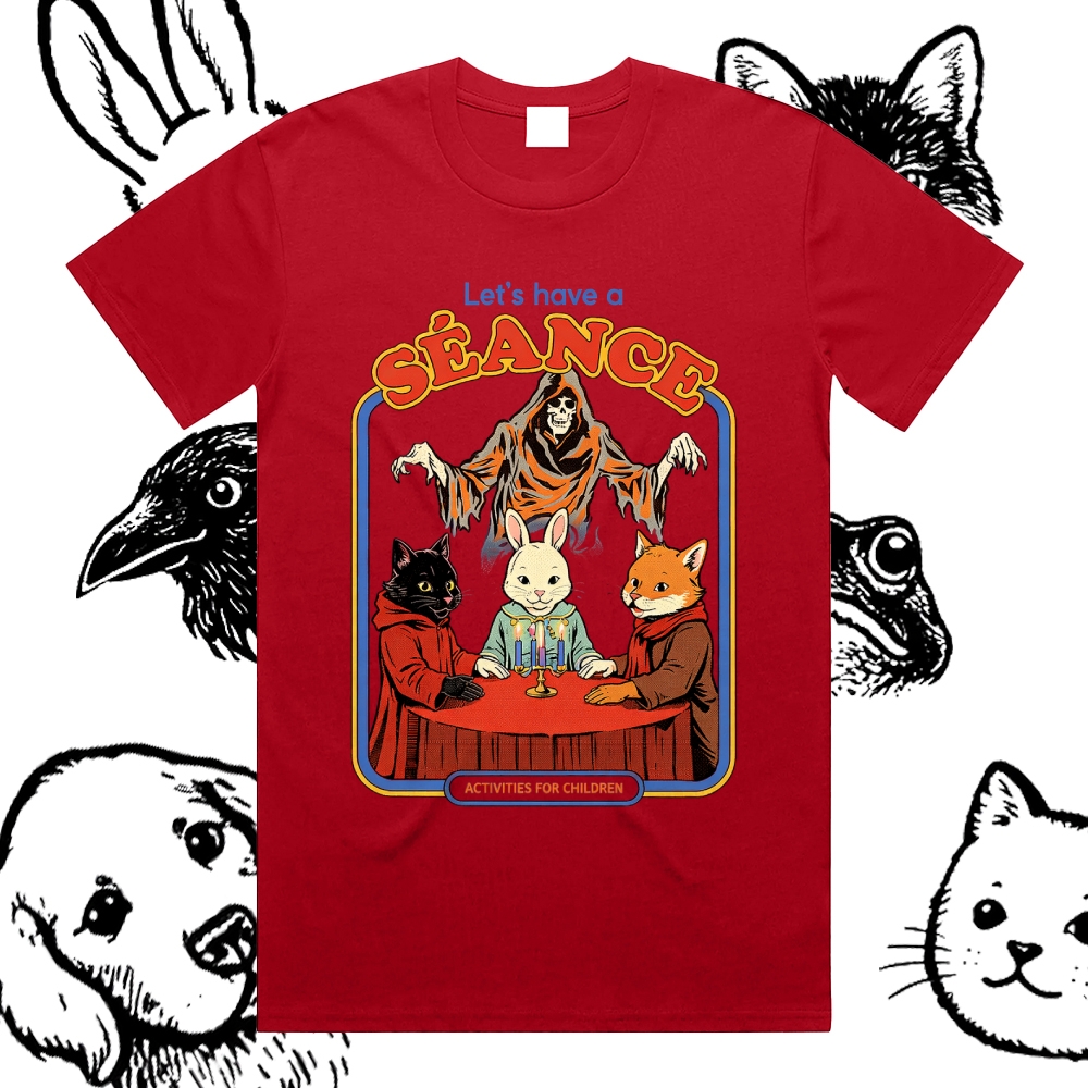 - Cotton Classic Fit Retro Dark Humor Graphic Tee 2601013115