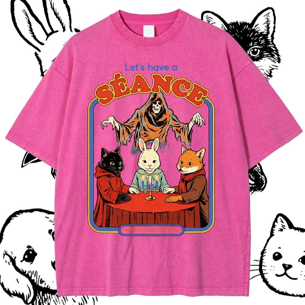 SÉANCE - Cotton Vintage Wash Classic Graphic Tee