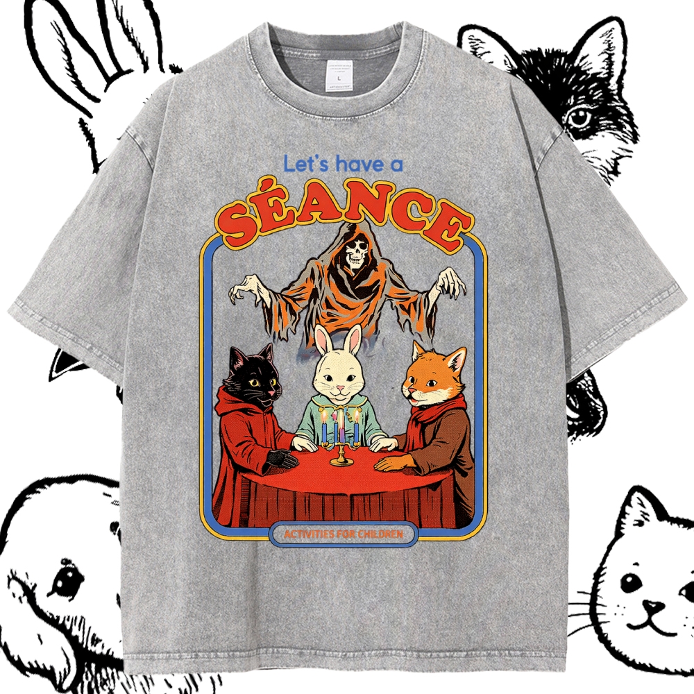 SÉANCE - Cotton Vintage Wash Classic Graphic Tee