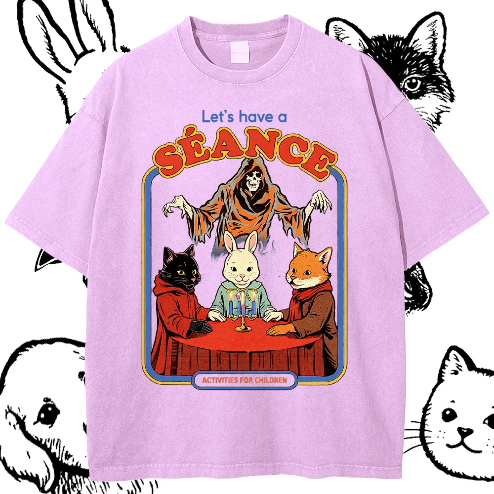 SÉANCE - Cotton Vintage Wash Classic Graphic Tee