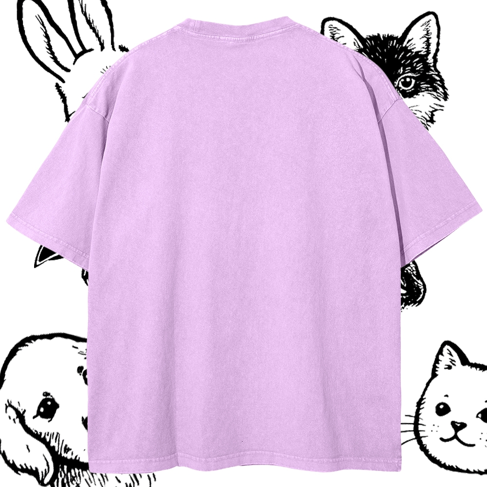 Fireball Him - Cotton Vintage Wash Classic Graphic Tee