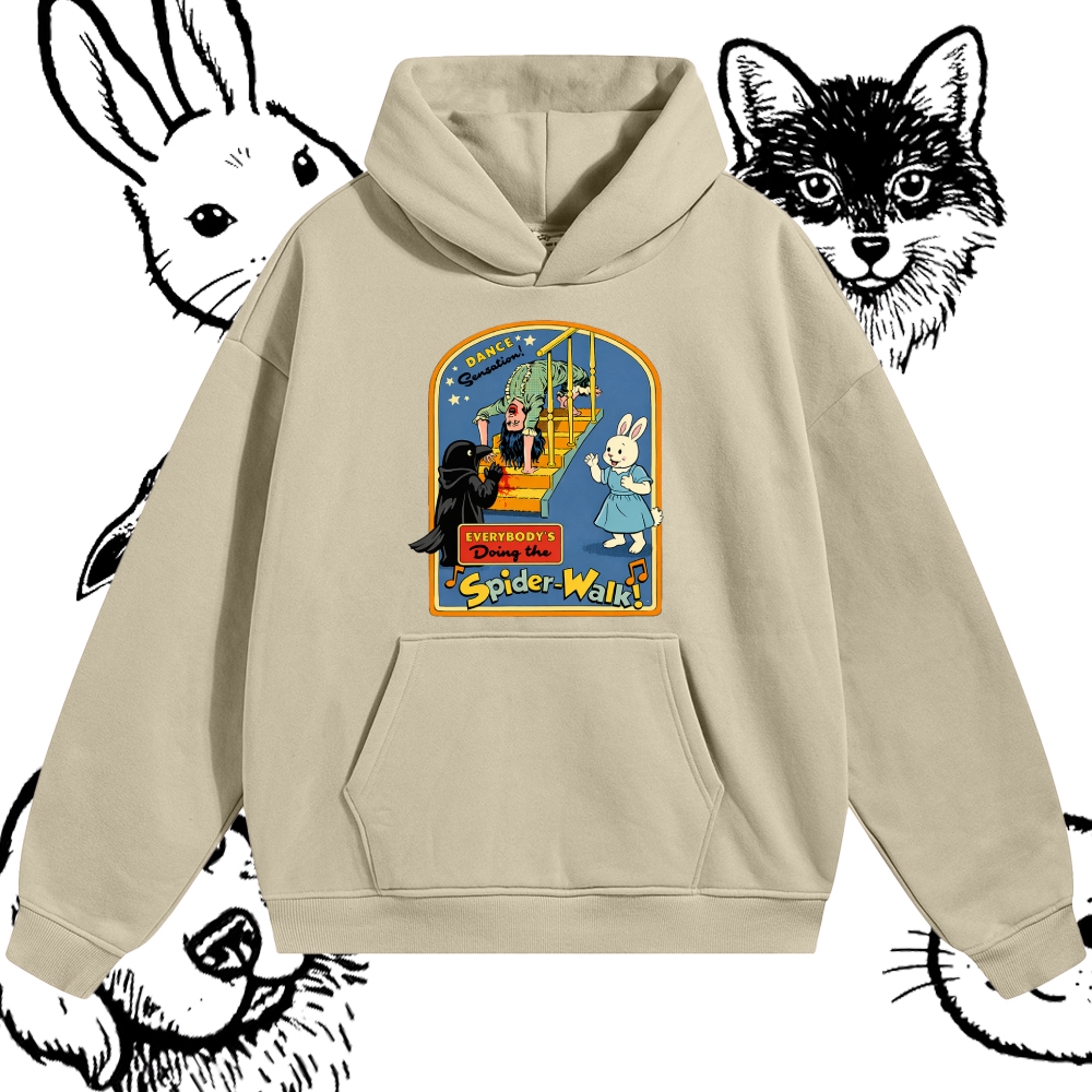 Spider-Walk - Cotton Blend Classic Fit Unisex Hoodie