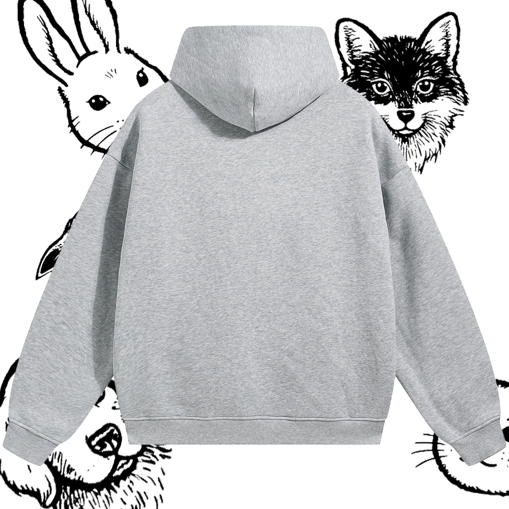 Hugs - Cotton Blend Classic Fit Unisex Hoodie
