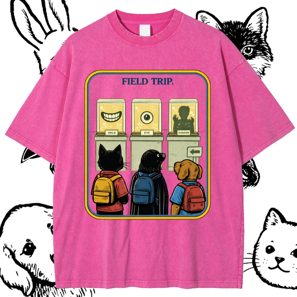 Field Trip - Cotton Vintage Wash Classic Graphic Tee