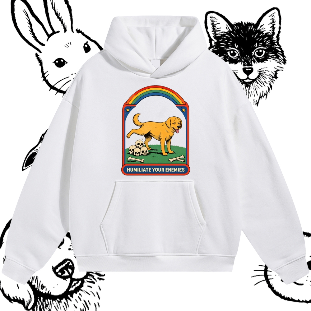 Humiliate Your Enemies - Cotton Blend Classic Fit Unisex Hoodie