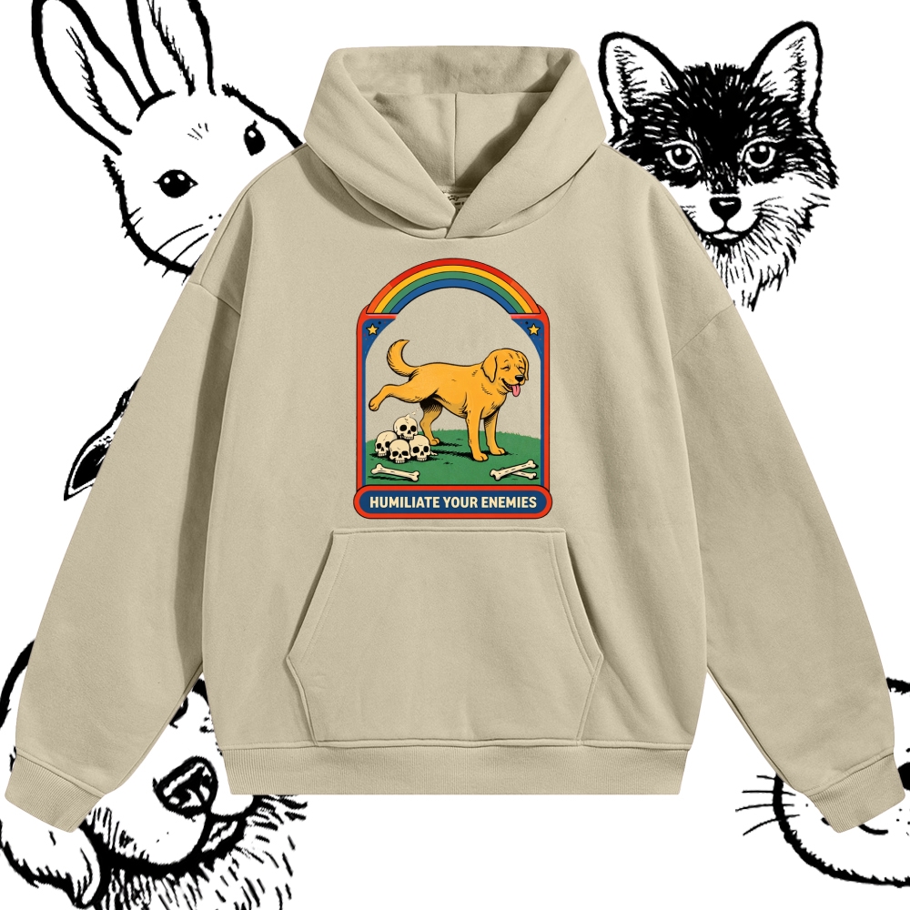 Humiliate Your Enemies - Cotton Blend Classic Fit Unisex Hoodie