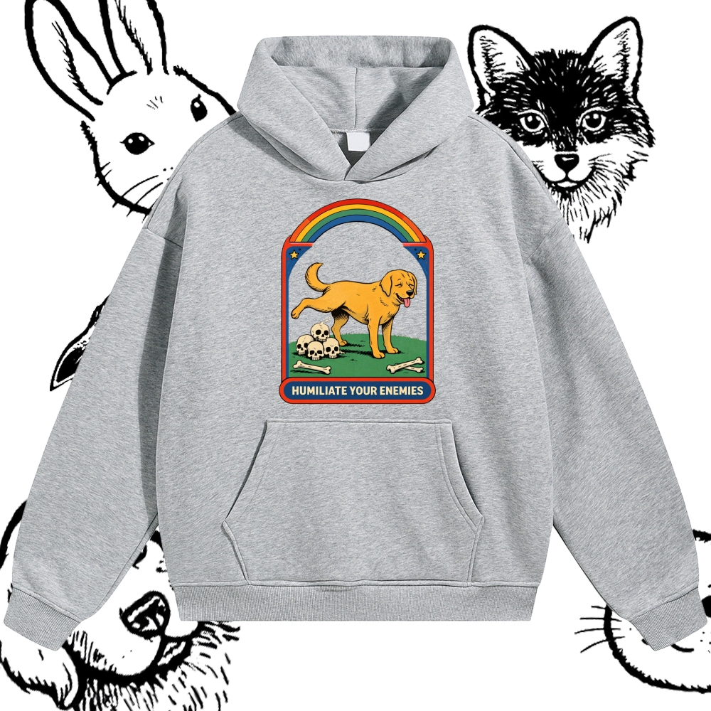 Humiliate Your Enemies - Cotton Blend Classic Fit Unisex Hoodie