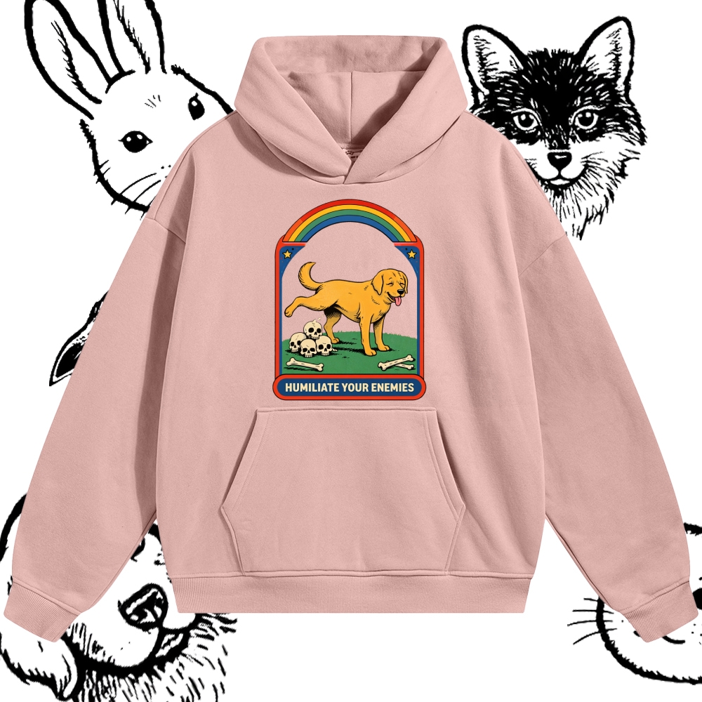 Humiliate Your Enemies - Cotton Blend Classic Fit Unisex Hoodie