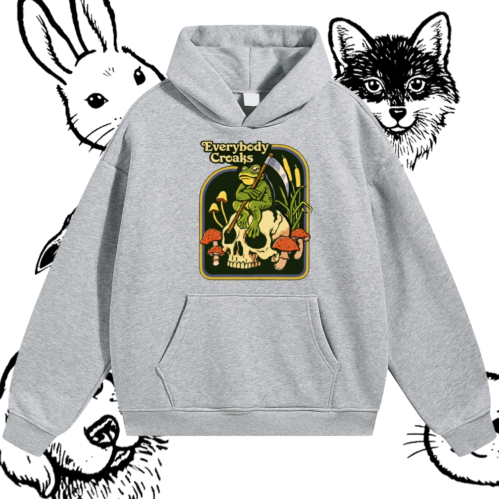Everybody Croaks - Cotton Blend Classic Fit Unisex Hoodie