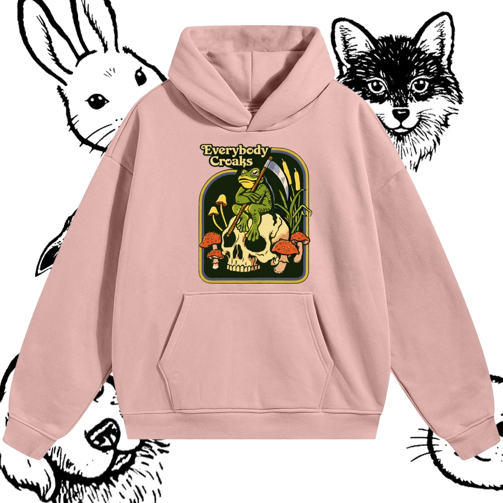 Everybody Croaks - Cotton Blend Classic Fit Unisex Hoodie