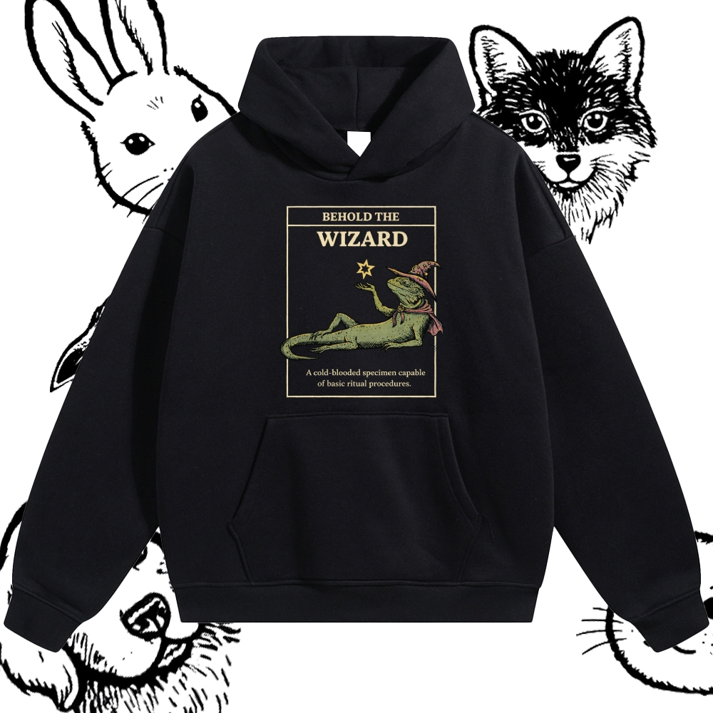 Behold The Wizard - Cotton Blend Classic Fit Unisex Hoodie