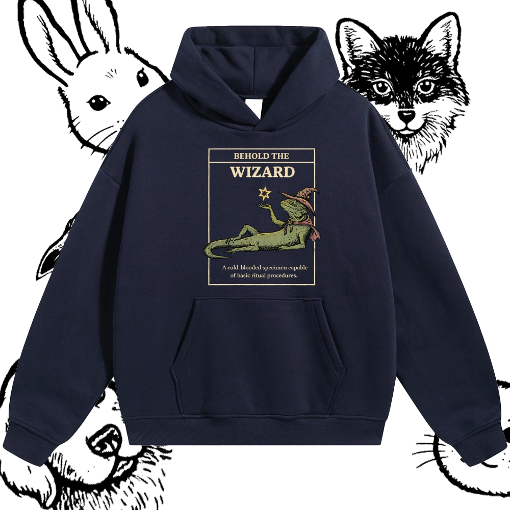 Behold The Wizard - Cotton Blend Classic Fit Unisex Hoodie