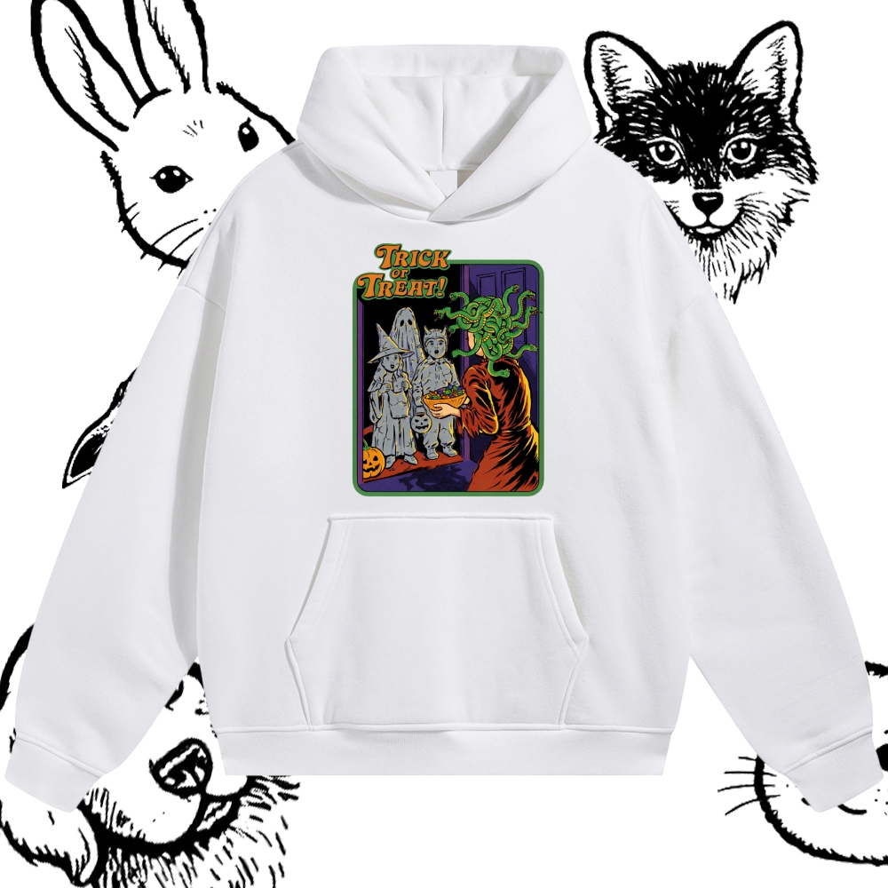 Trick or Treat - Cotton Blend Classic Fit Unisex Hoodie