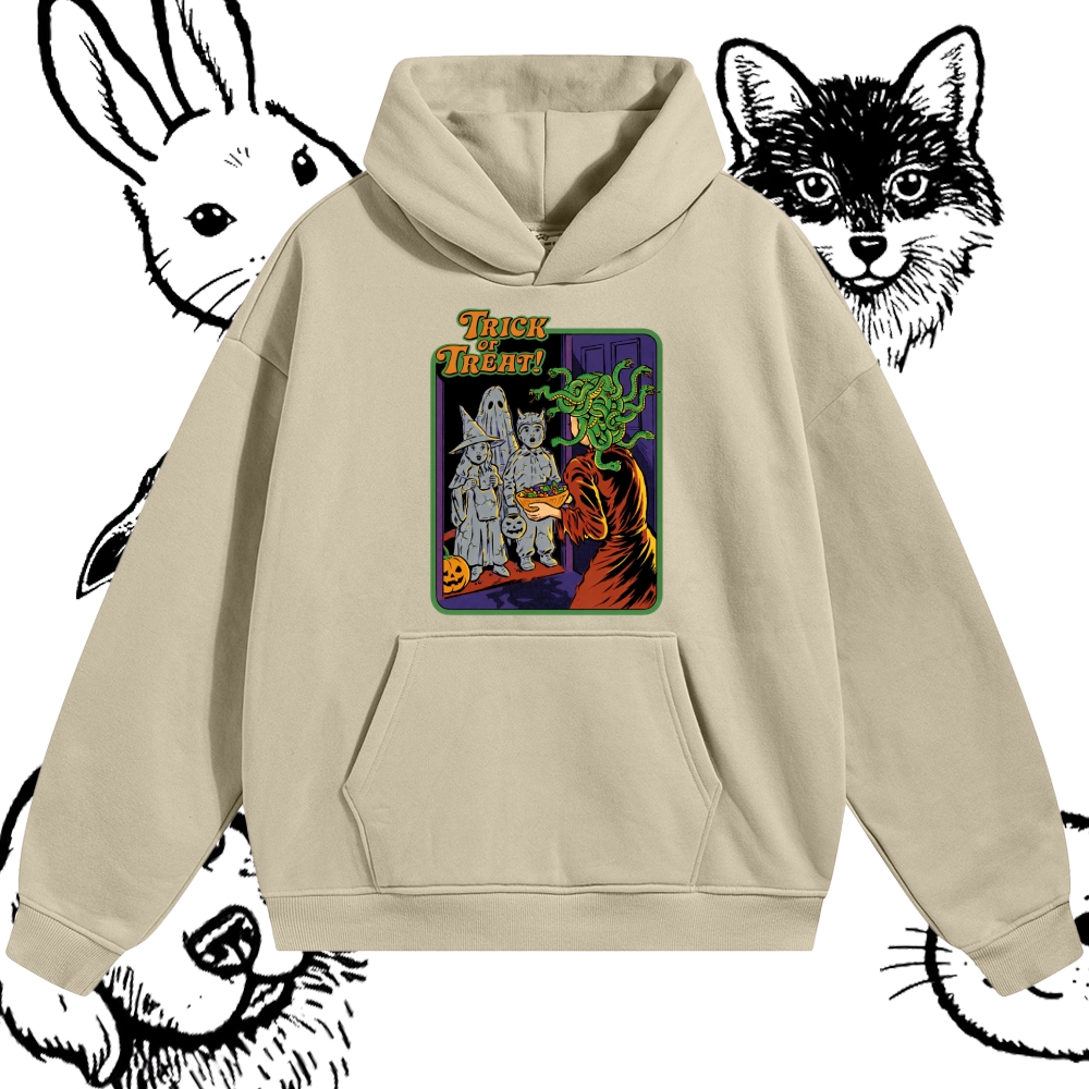 Trick or Treat - Cotton Blend Classic Fit Unisex Hoodie