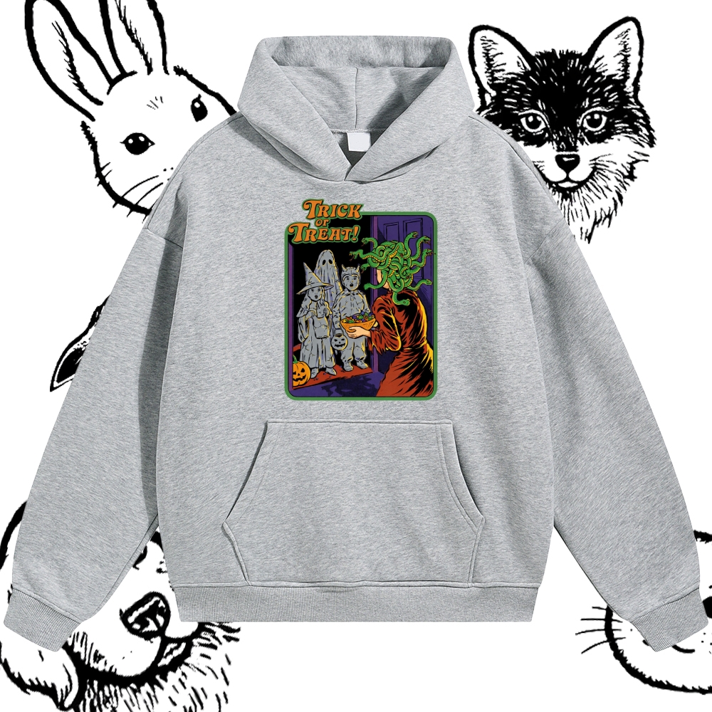 Trick or Treat - Cotton Blend Classic Fit Unisex Hoodie