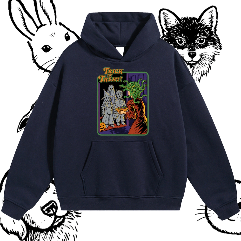 Trick or Treat - Cotton Blend Classic Fit Unisex Hoodie