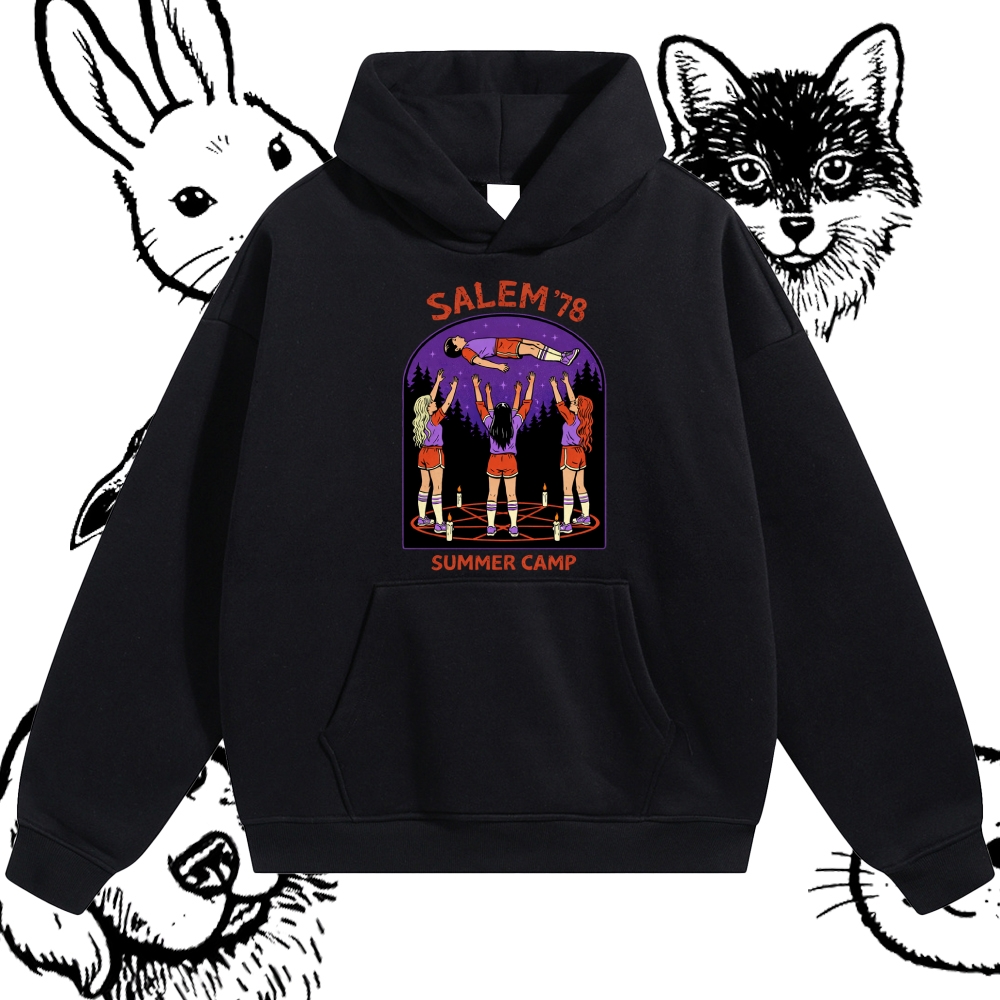 Salem'78 Summer Camp - Cotton Blend Classic Fit Unisex Hoodie