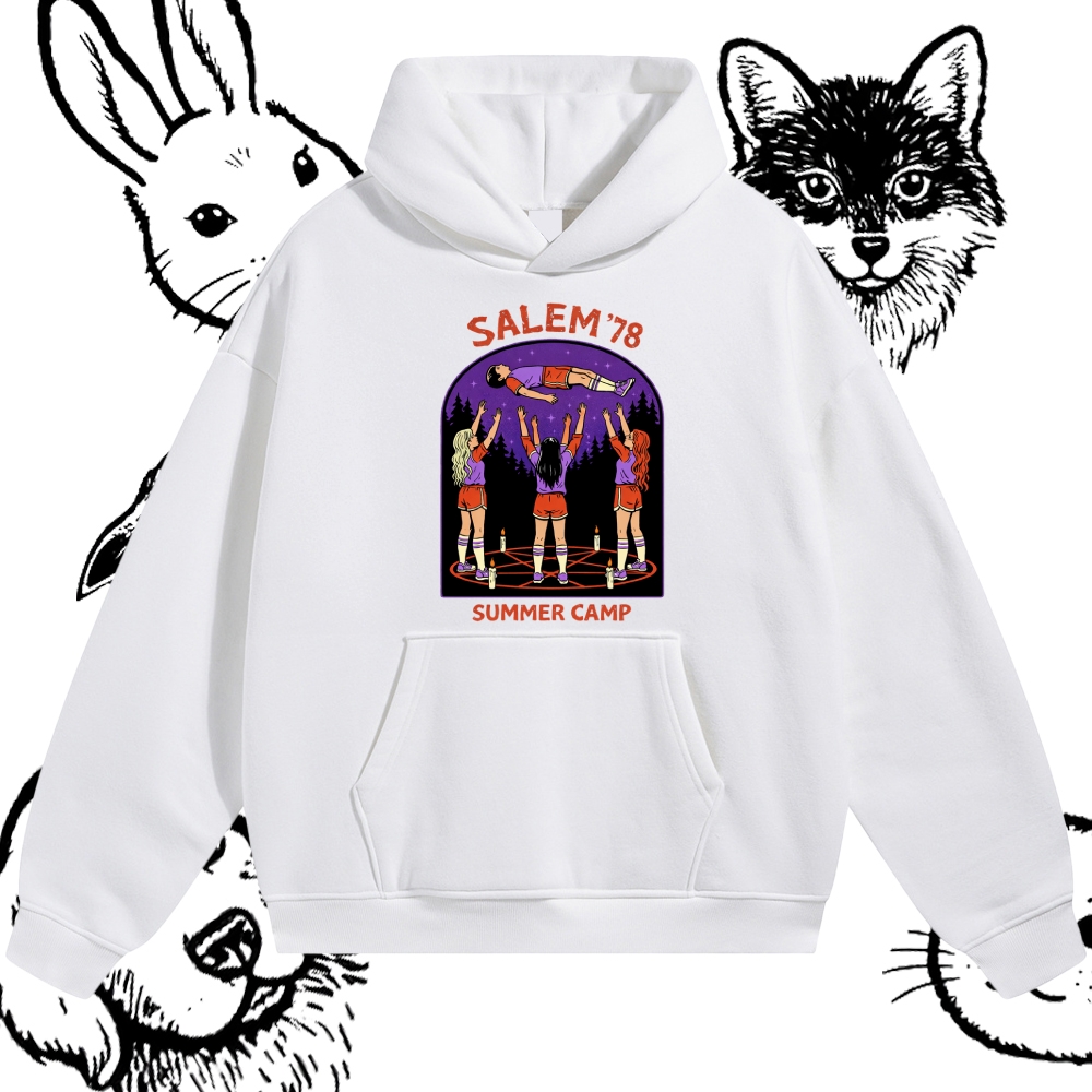Salem'78 Summer Camp - Cotton Blend Classic Fit Unisex Hoodie