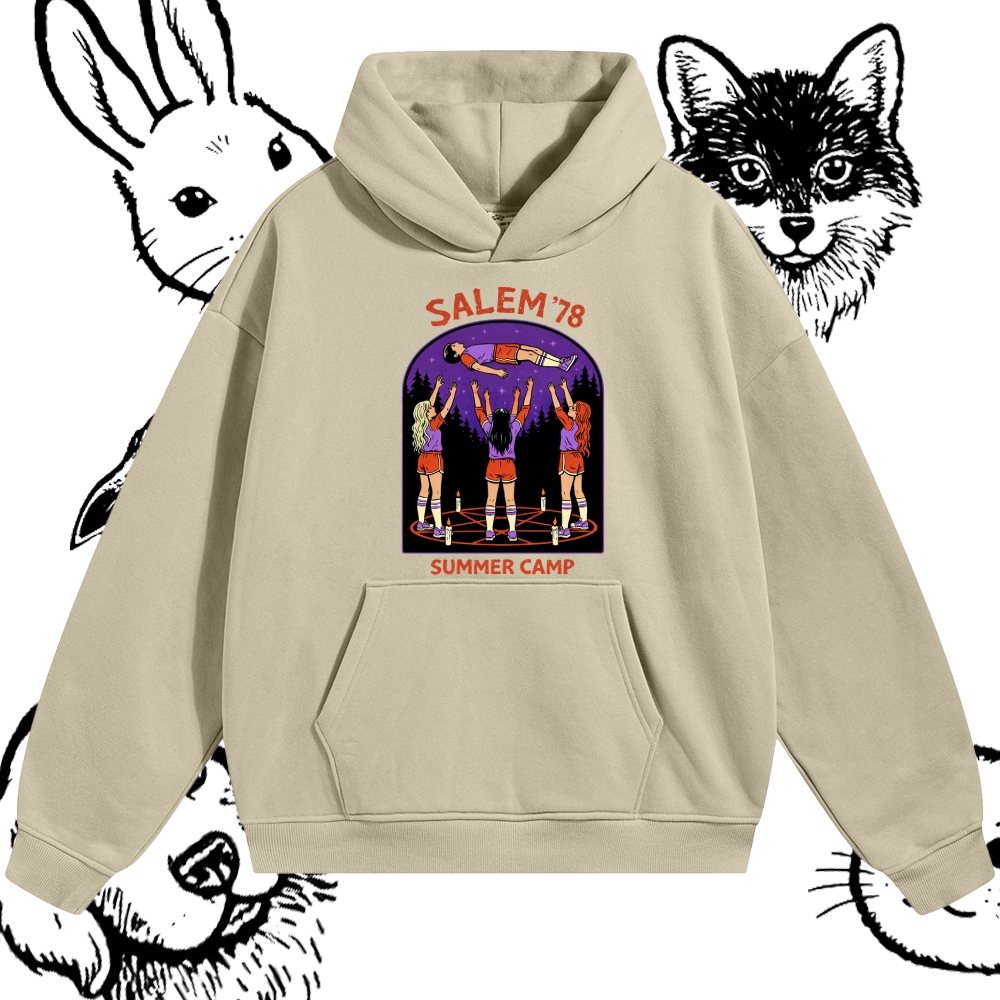 Salem'78 Summer Camp - Cotton Blend Classic Fit Unisex Hoodie