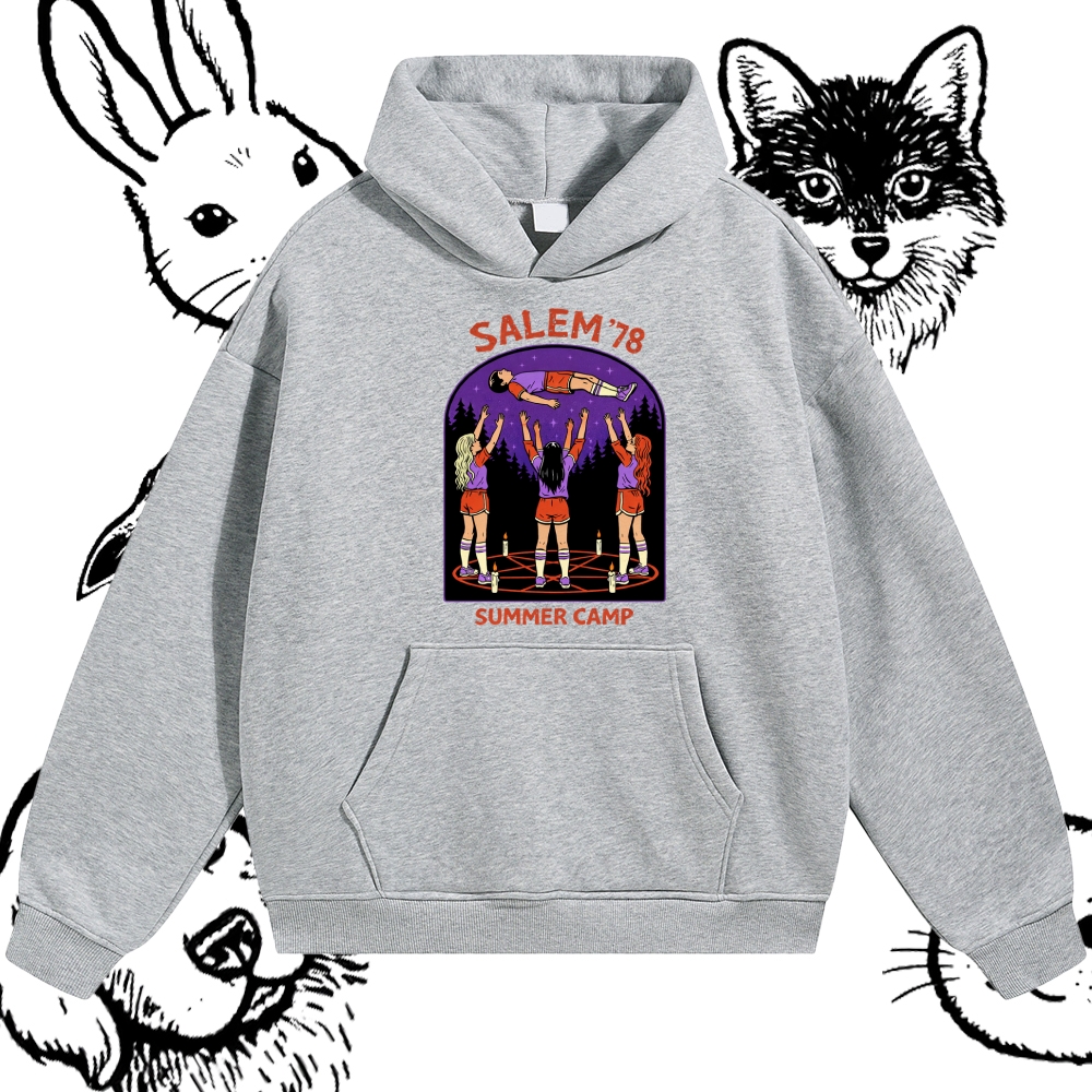 Salem'78 Summer Camp - Cotton Blend Classic Fit Unisex Hoodie