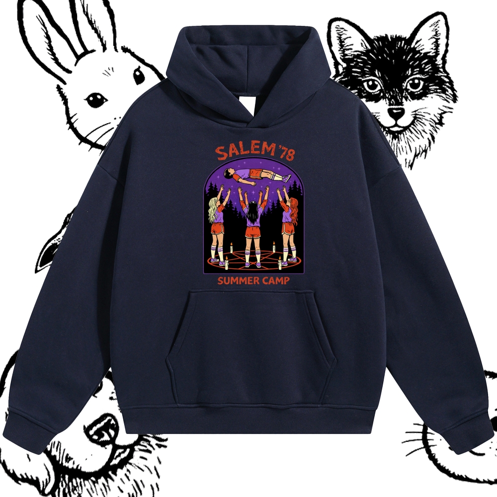 Salem'78 Summer Camp - Cotton Blend Classic Fit Unisex Hoodie