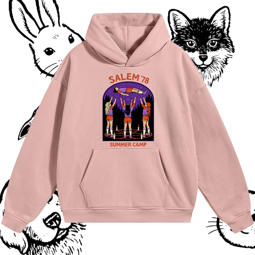 Salem'78 Summer Camp - Cotton Blend Classic Fit Unisex Hoodie