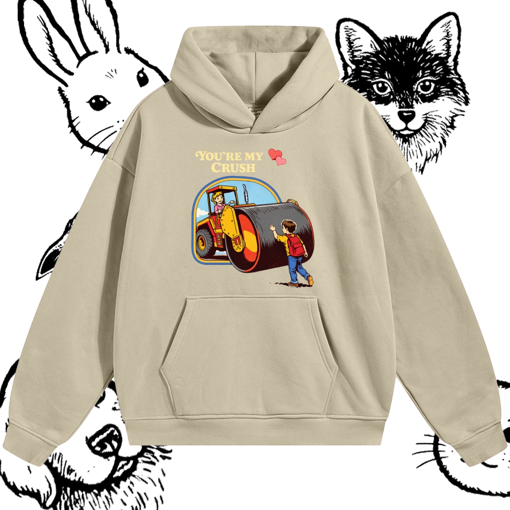 You're My Crush - Cotton Blend Classic Fit Unisex Hoodie