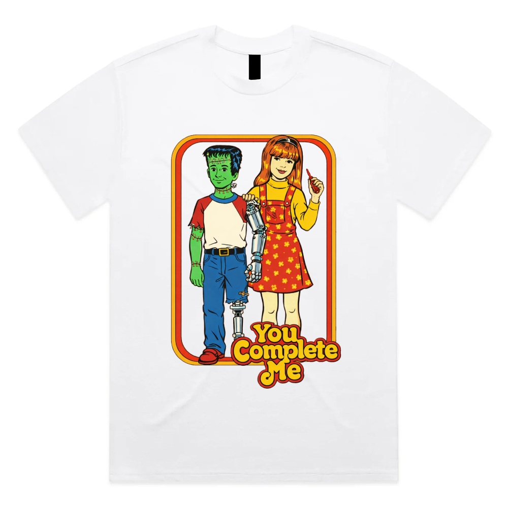 You Complete Me - Cotton Classic Fit Retro Dark Humor Graphic Tee