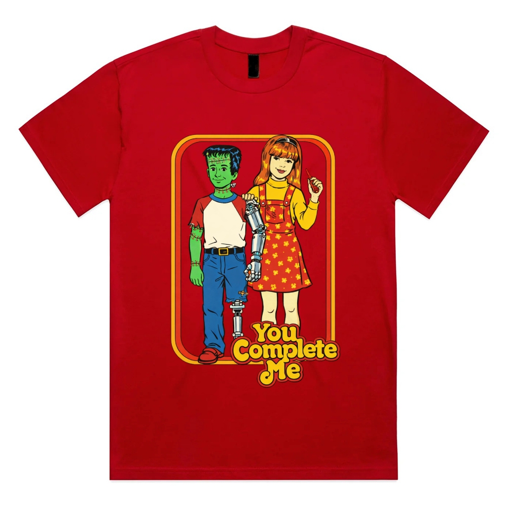 You Complete Me - Cotton Classic Fit Retro Dark Humor Graphic Tee