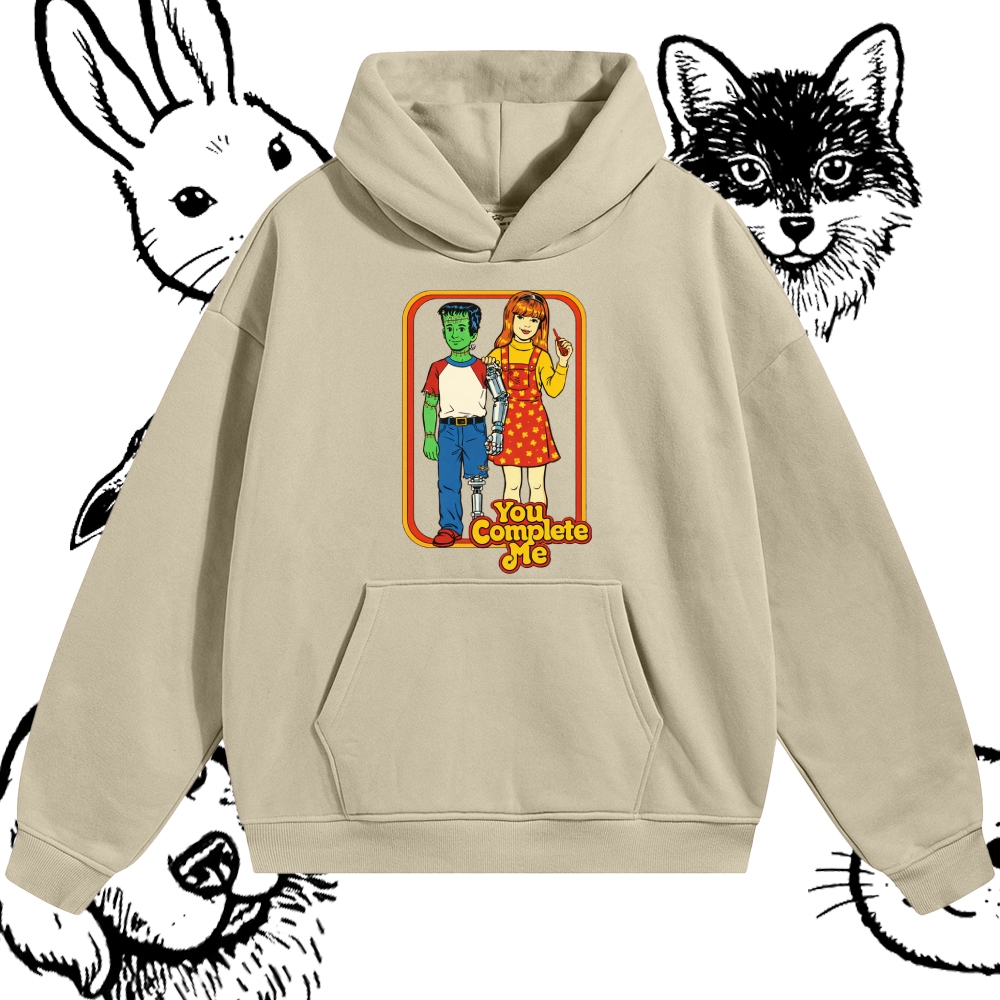 You Complete Me - Cotton Blend Classic Fit Unisex Hoodie