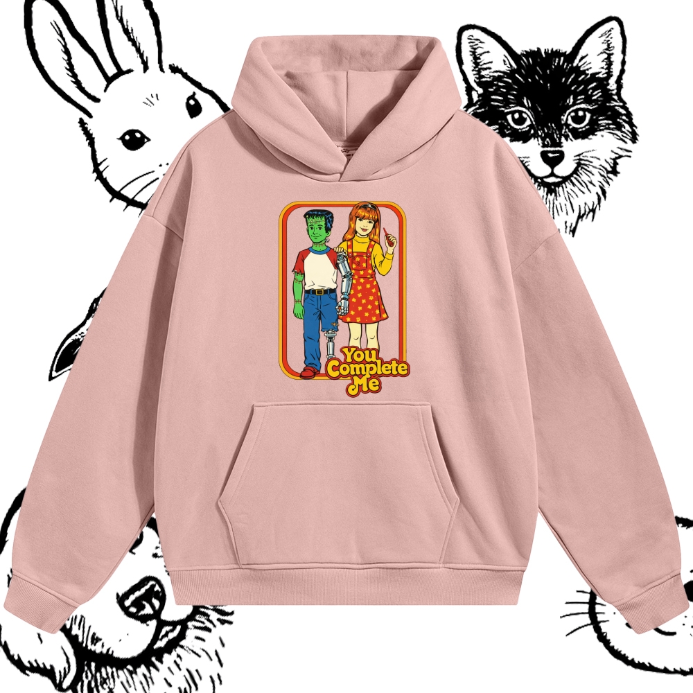 You Complete Me - Cotton Blend Classic Fit Unisex Hoodie