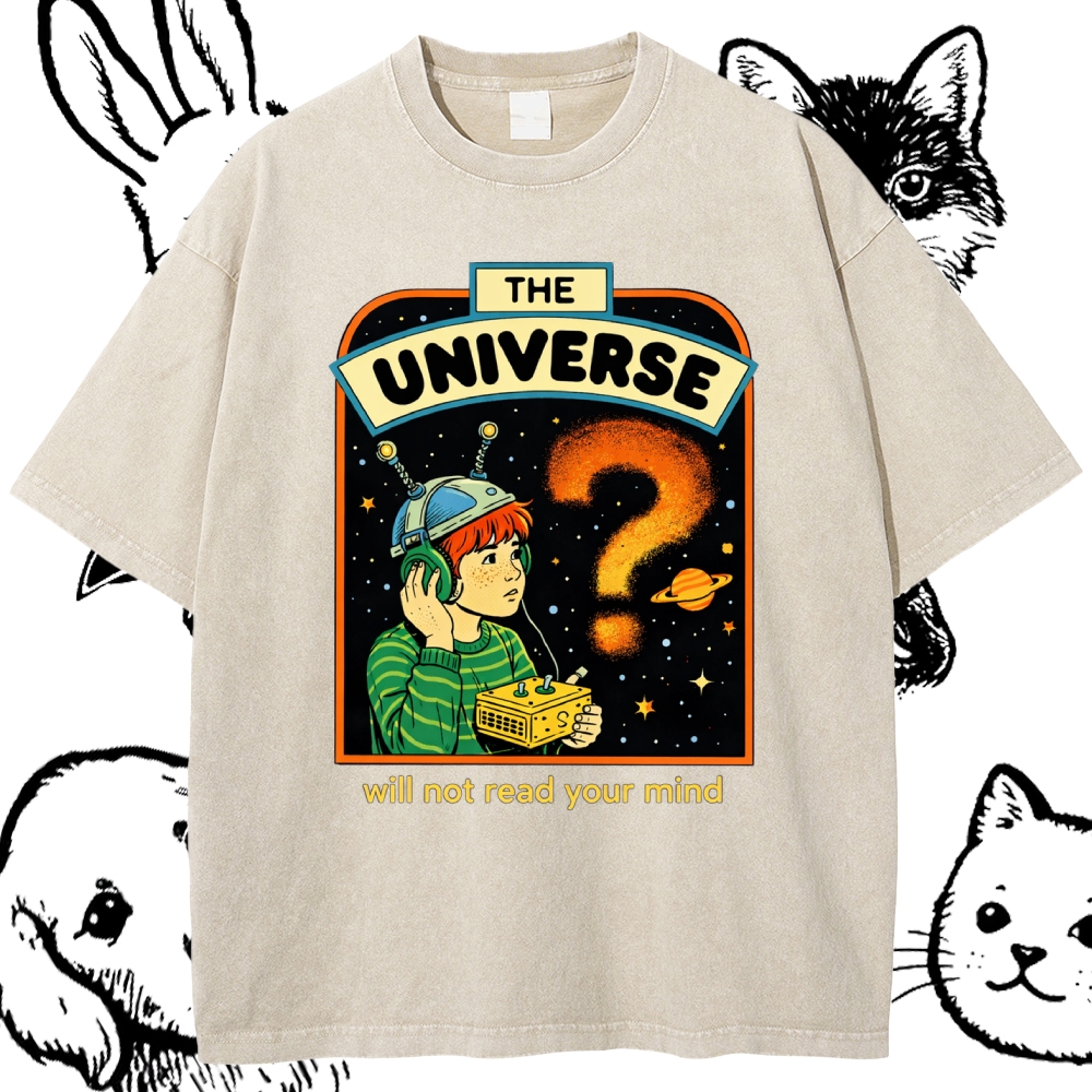 The Universe - Cotton Vintage Wash Classic Graphic Tee