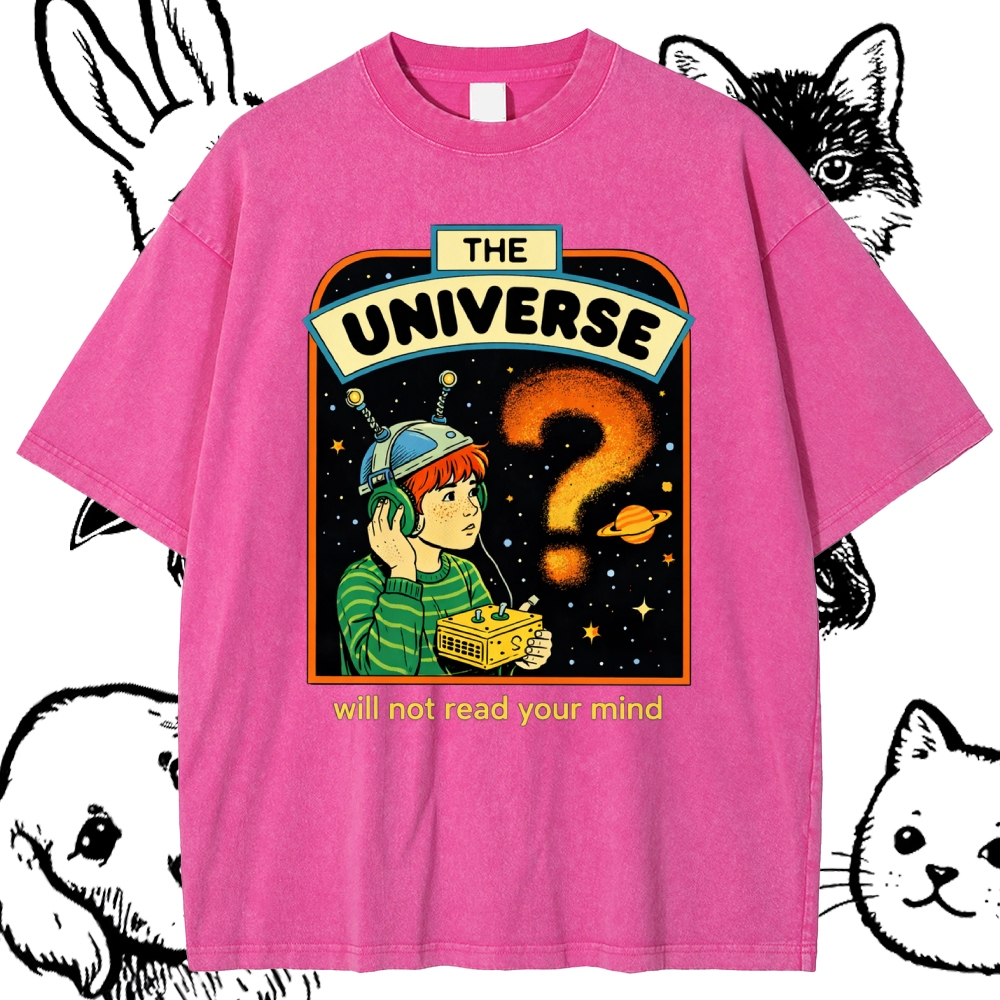 The Universe - Cotton Vintage Wash Classic Graphic Tee