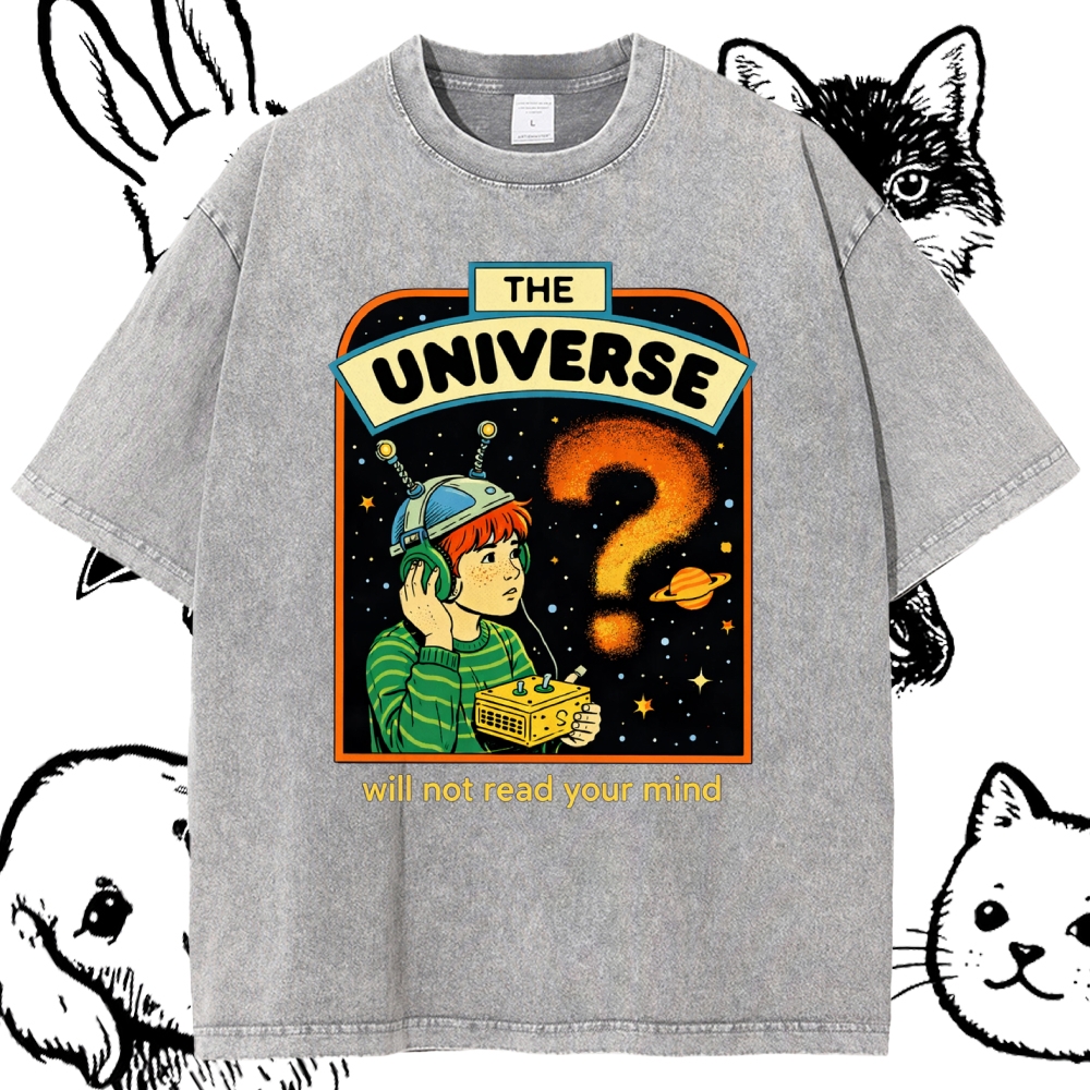 The Universe - Cotton Vintage Wash Classic Graphic Tee