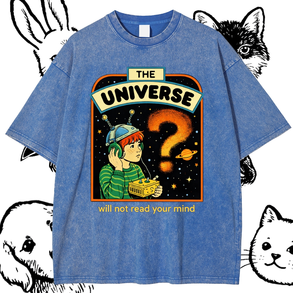 The Universe - Cotton Vintage Wash Classic Graphic Tee