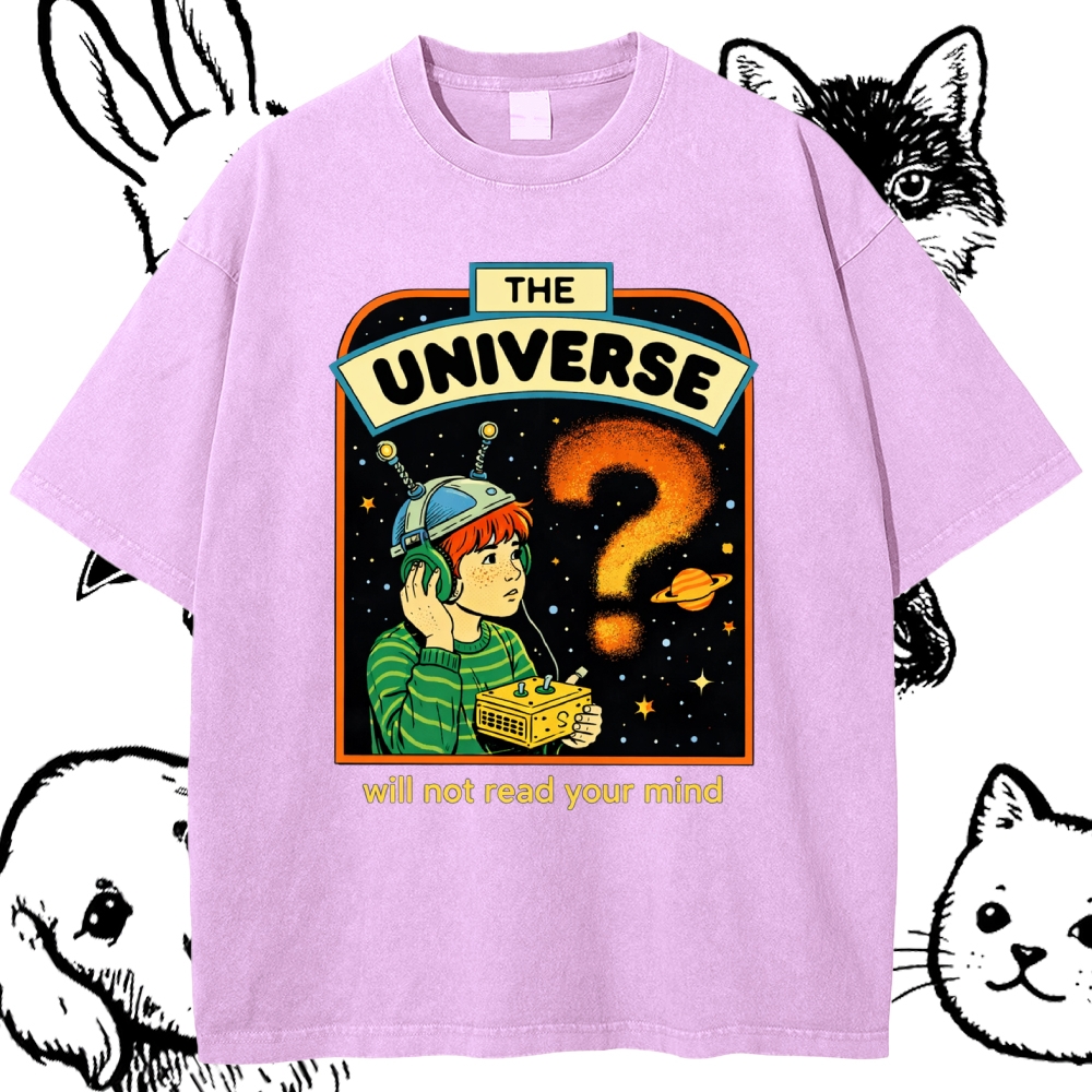 The Universe - Cotton Vintage Wash Classic Graphic Tee