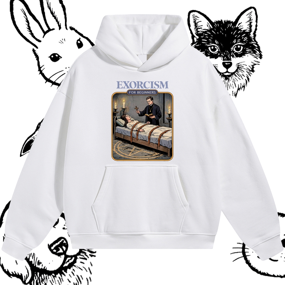 Exorcism For Beginners - Cotton Blend Classic Fit Unisex Hoodie